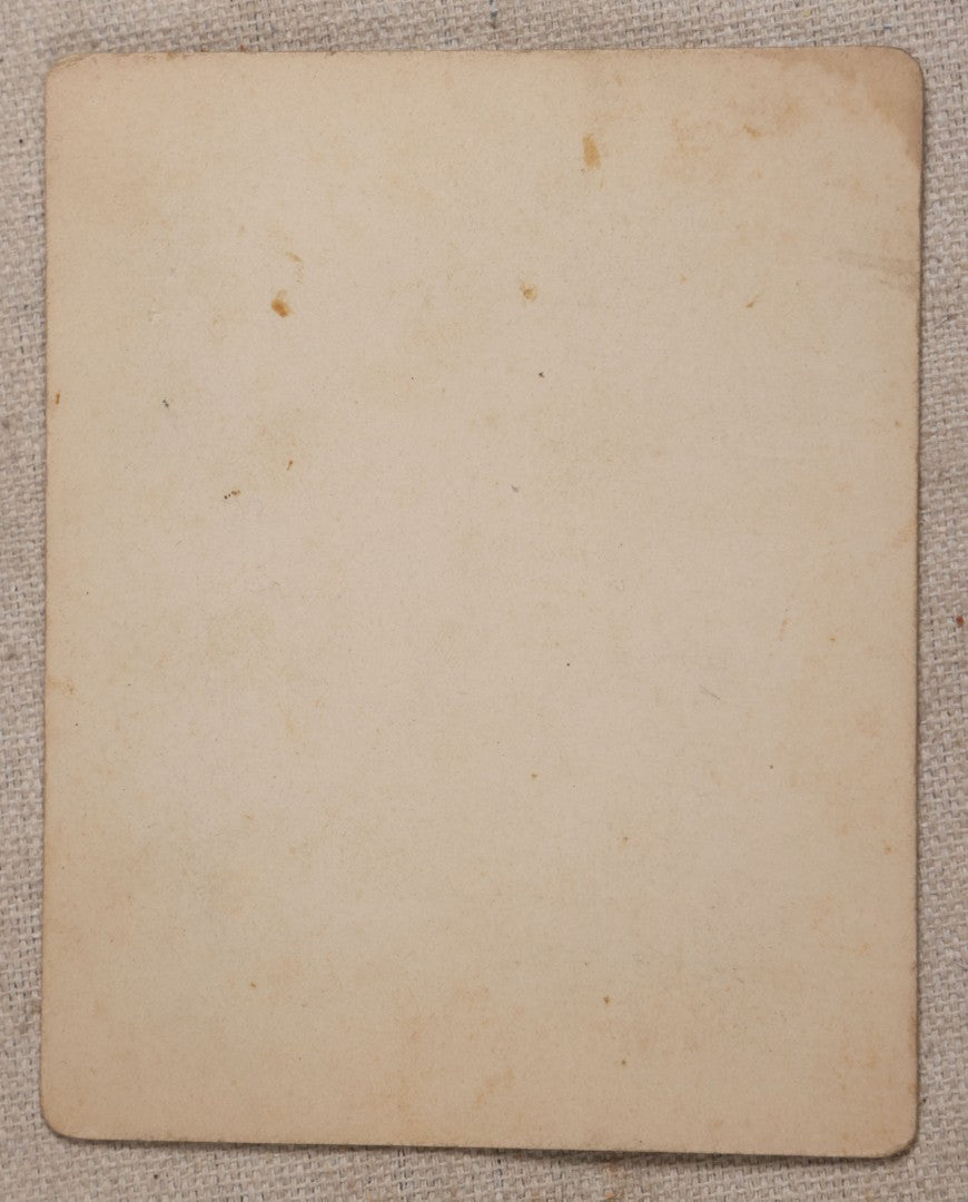 Lot 116 - Grouping Of Five Antique Board-Mounted Photographs, Including Bird Hunting With Shotguns, Woman With Lute, Uniformed Man With Horn Lapel Pin, And Dog On A Stoop