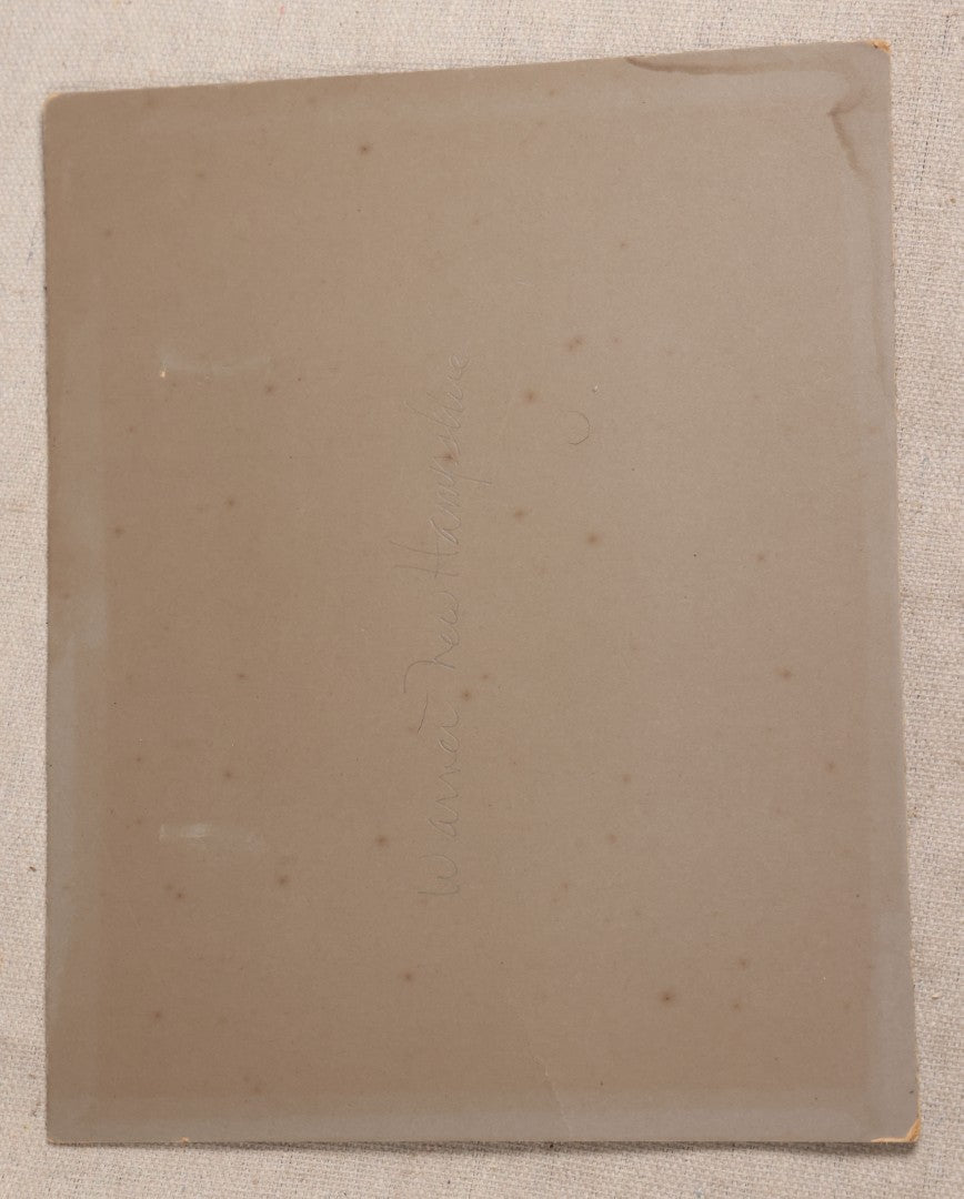 Lot 119 - Grouping Of Seven Antique Board-Mounted Photographs Of Buildings And Interiors, Including Pillsbury Free Library In Warner, New Hampshire, Georgetown, Massachusetts, Victorian Homes, And Parlor Interiors