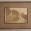 Lot 120 - Antique Foldered Photograph Of The Hairpin Turn On The Mohawk Trail, Massachusetts, July 22, 1925, With Eight Early Automobiles