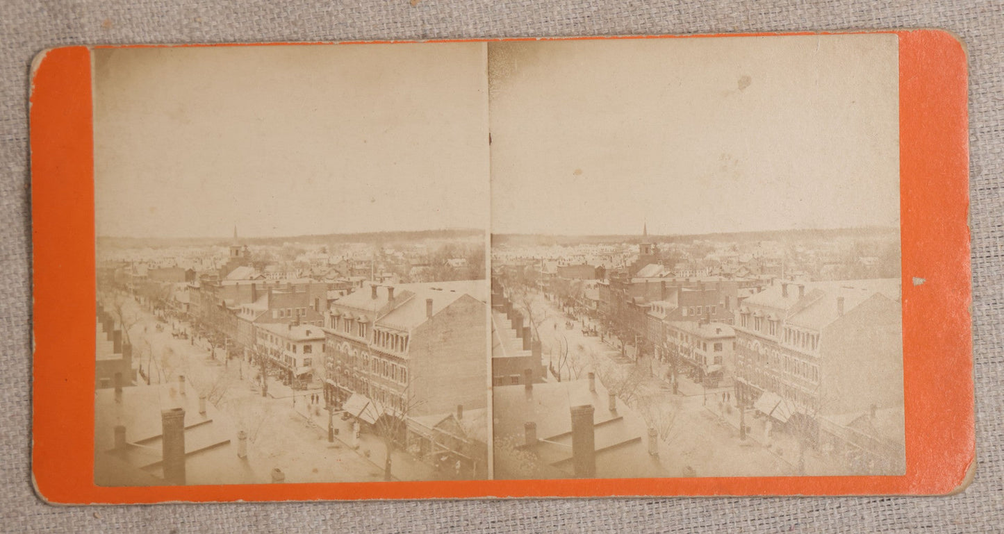 Lot 122 - Grouping Of 27 Antique Photographic Stereo Cards, Including Views Of Lowell, Massachusetts, Washington, D.C. Inaugural Parade Of 1893, Mount Washington Railway And Summit House, And Hagenbeck's Building Fire At The Atlanta Exposition