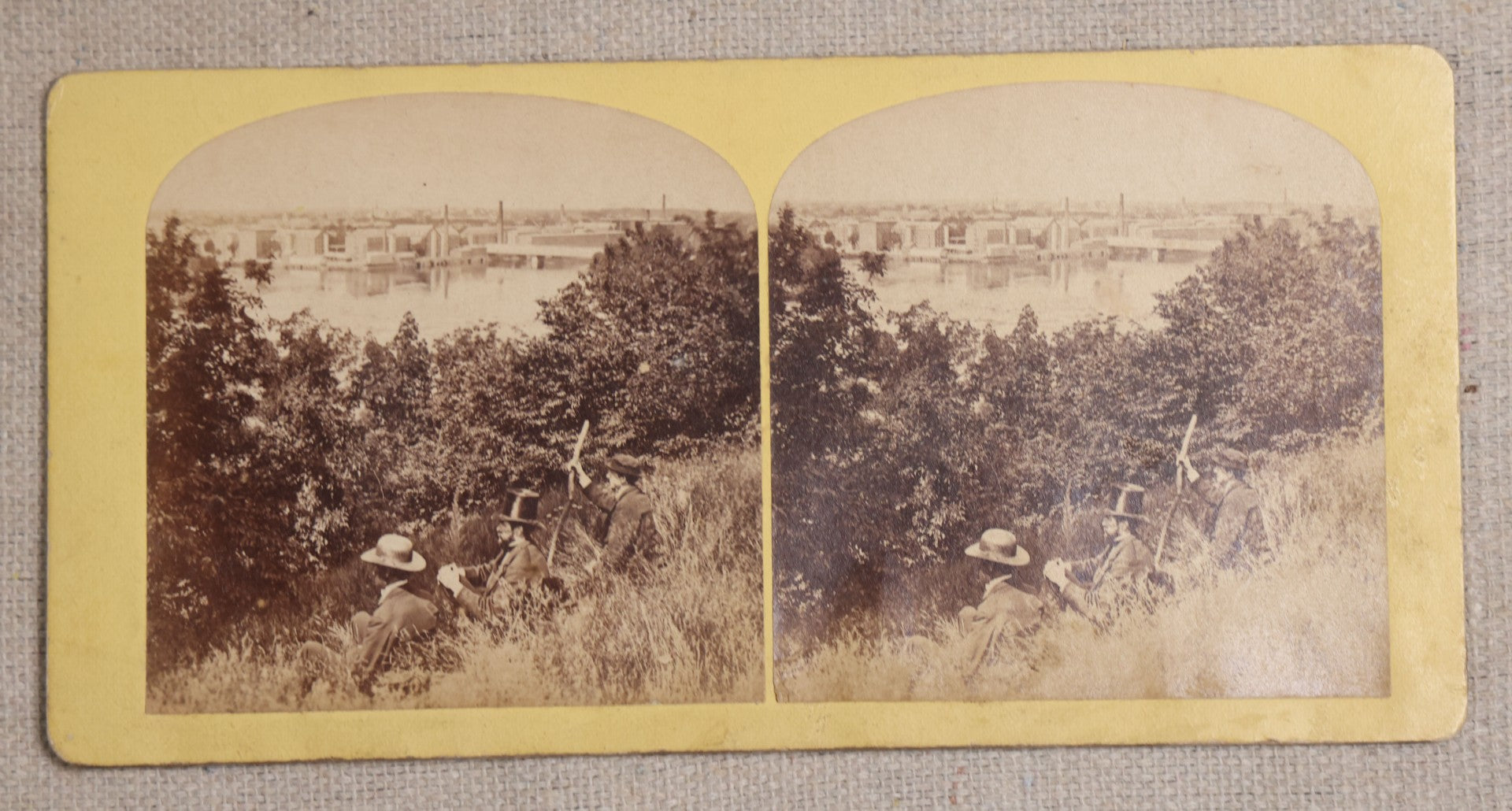Lot 122 - Grouping Of 27 Antique Photographic Stereo Cards, Including Views Of Lowell, Massachusetts, Washington, D.C. Inaugural Parade Of 1893, Mount Washington Railway And Summit House, And Hagenbeck's Building Fire At The Atlanta Exposition