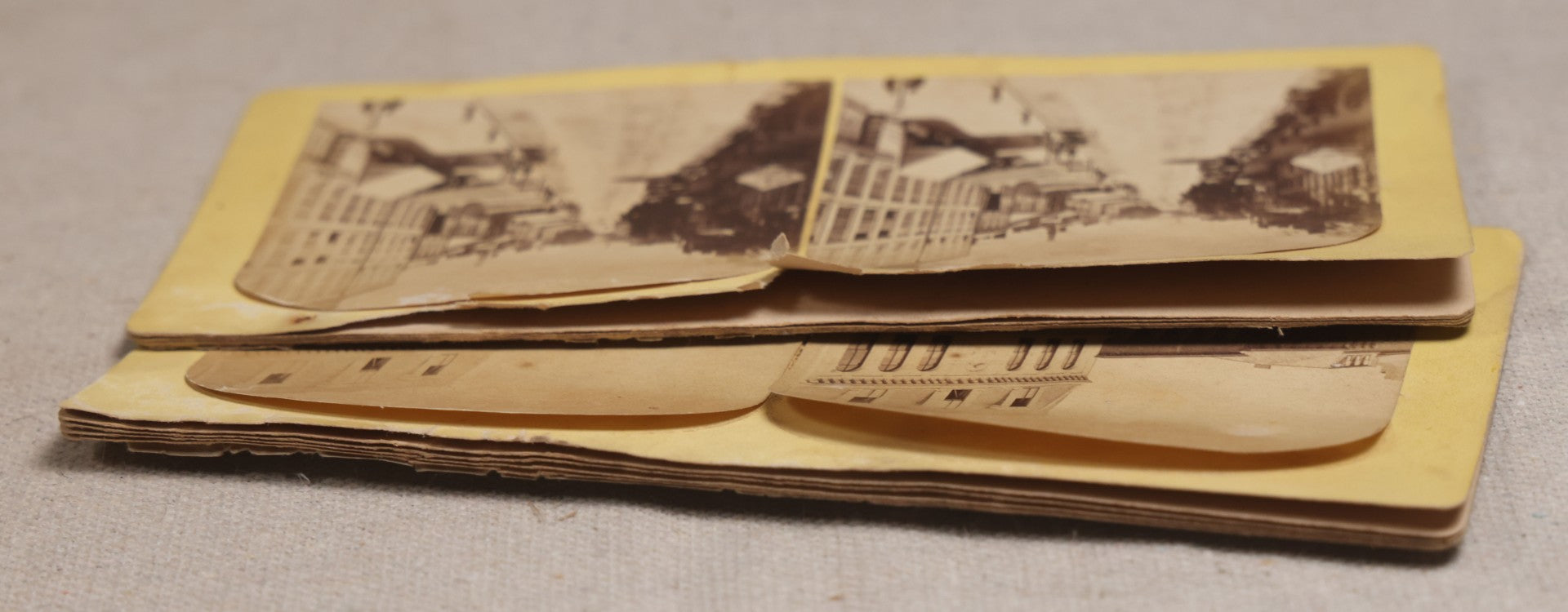 Lot 122 - Grouping Of 27 Antique Photographic Stereo Cards, Including Views Of Lowell, Massachusetts, Washington, D.C. Inaugural Parade Of 1893, Mount Washington Railway And Summit House, And Hagenbeck's Building Fire At The Atlanta Exposition