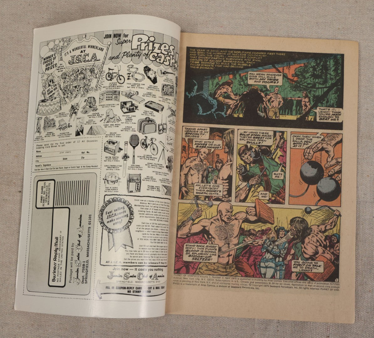 Lot 124 - Grouping Of Six Vintage 1970s Horror Comic Books, Including Marvel's "The Tomb Of Dracula" No. 24, 68, And 70, Atlas's "Planet Of Vampires" No. 2, D.C.'s "The Phantom Stranger" No. 26, And Marvel's "The Frankenstein Monster" No. 12