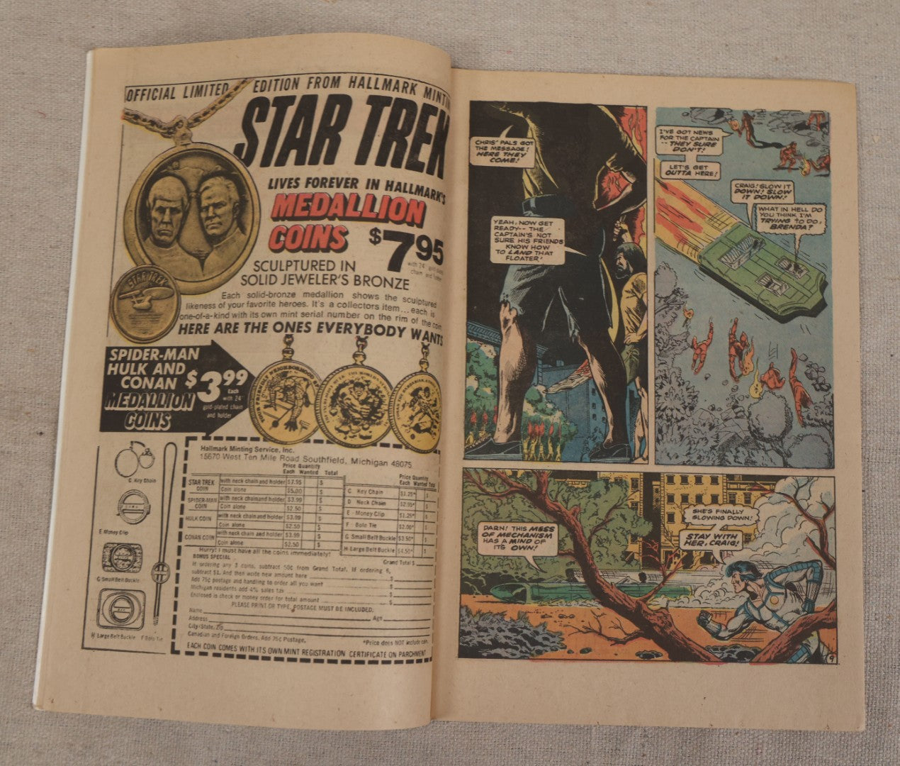 Lot 124 - Grouping Of Six Vintage 1970s Horror Comic Books, Including Marvel's "The Tomb Of Dracula" No. 24, 68, And 70, Atlas's "Planet Of Vampires" No. 2, D.C.'s "The Phantom Stranger" No. 26, And Marvel's "The Frankenstein Monster" No. 12
