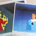 Lot 126 - Pair Of Vintage Marvel "Fantastic Four" Production Animation Cels, Human Torch And Mr. Fantastic With Painted Backgrounds, 1994-1996, A.I.A. Certificates Of Authenticity