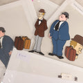 Lot 128 - Grouping Of 9+ Vintage Hanna-Barbera "The New Scooby-Doo Movies" Production Animation Cels, Stan Laurel And Oliver Hardy, "The Ghost Of Bigfoot" Episode, 1972