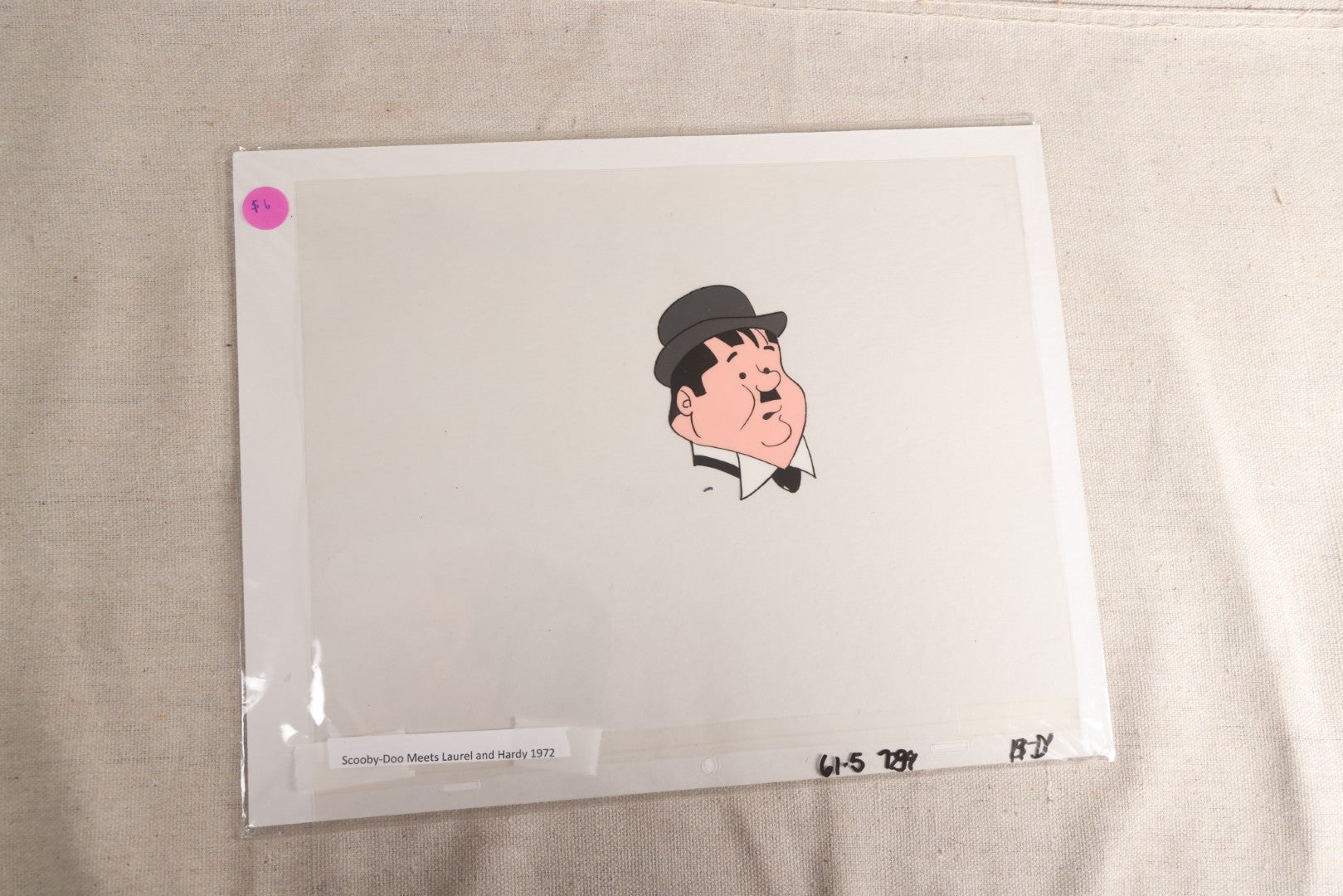 Lot 128 - Grouping Of 9+ Vintage Hanna-Barbera "The New Scooby-Doo Movies" Production Animation Cels, Stan Laurel And Oliver Hardy, "The Ghost Of Bigfoot" Episode, 1972