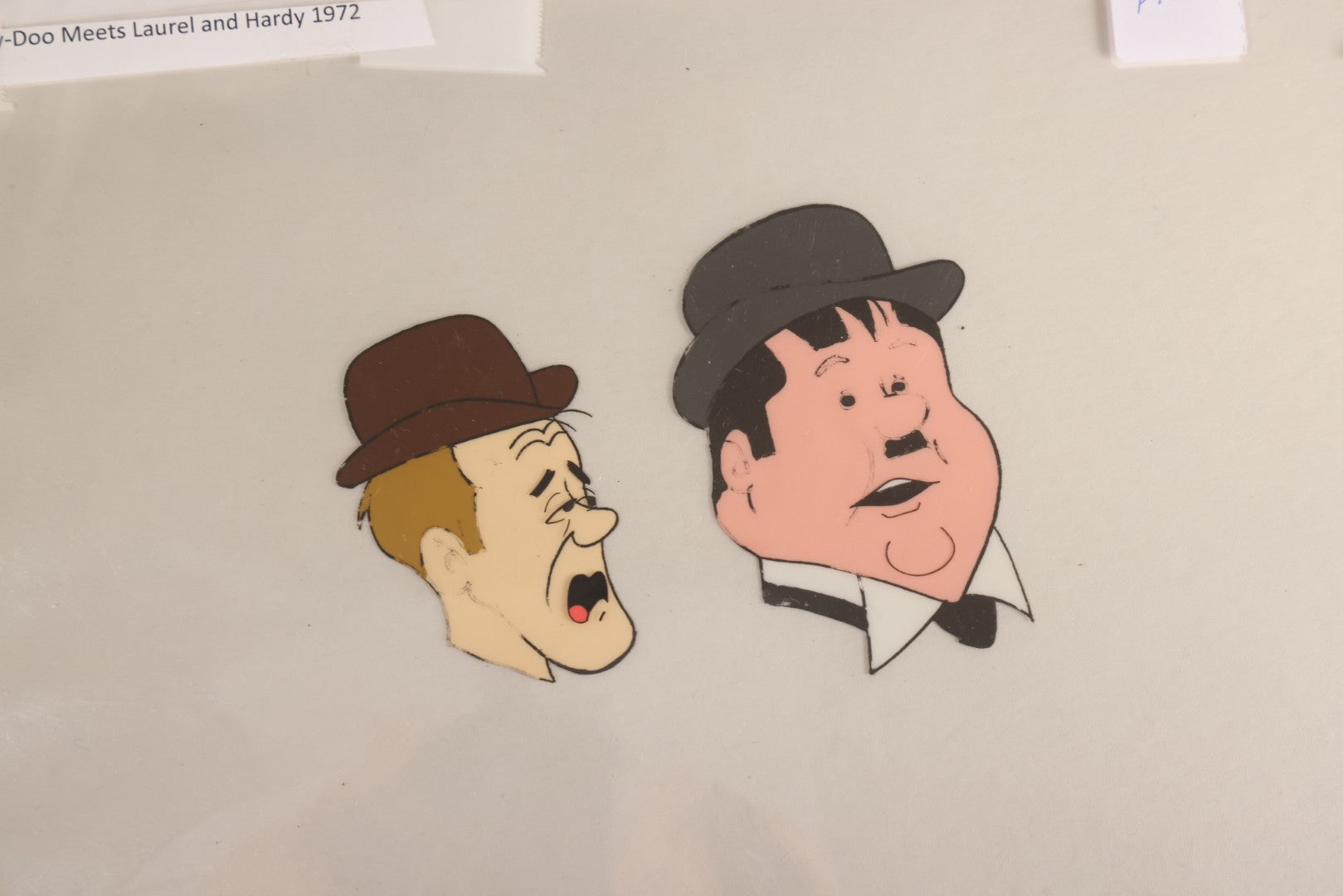 Lot 128 - Grouping Of 9+ Vintage Hanna-Barbera "The New Scooby-Doo Movies" Production Animation Cels, Stan Laurel And Oliver Hardy, "The Ghost Of Bigfoot" Episode, 1972