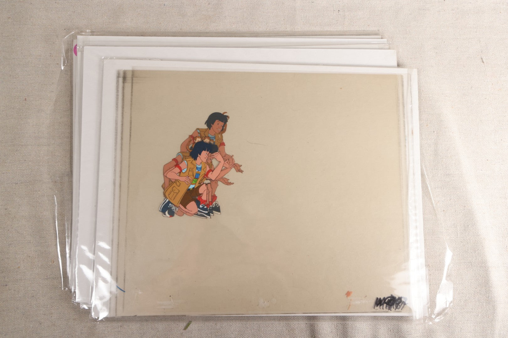 Lot 129 - Grouping Of 12+ Vintage "Captain Planet And The Planeteers" Production Animation Cels, Ma-Ti And Gi, 1990-1996