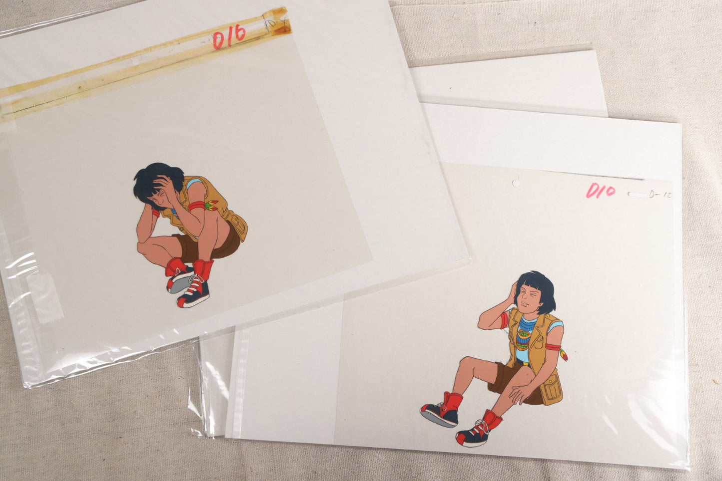 Lot 129 - Grouping Of 12+ Vintage "Captain Planet And The Planeteers" Production Animation Cels, Ma-Ti And Gi, 1990-1996