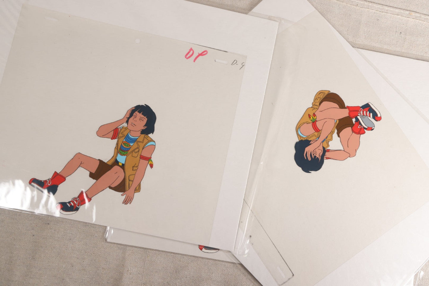 Lot 129 - Grouping Of 12+ Vintage "Captain Planet And The Planeteers" Production Animation Cels, Ma-Ti And Gi, 1990-1996