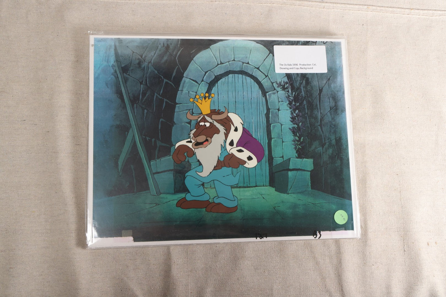 Lot 130 - Grouping Of 10+ Vintage "The Oz Kids" Production Animation Ephemera, Including Cels, Production Drawings, And Backgrounds, Hyperion Animation, 1996-1997