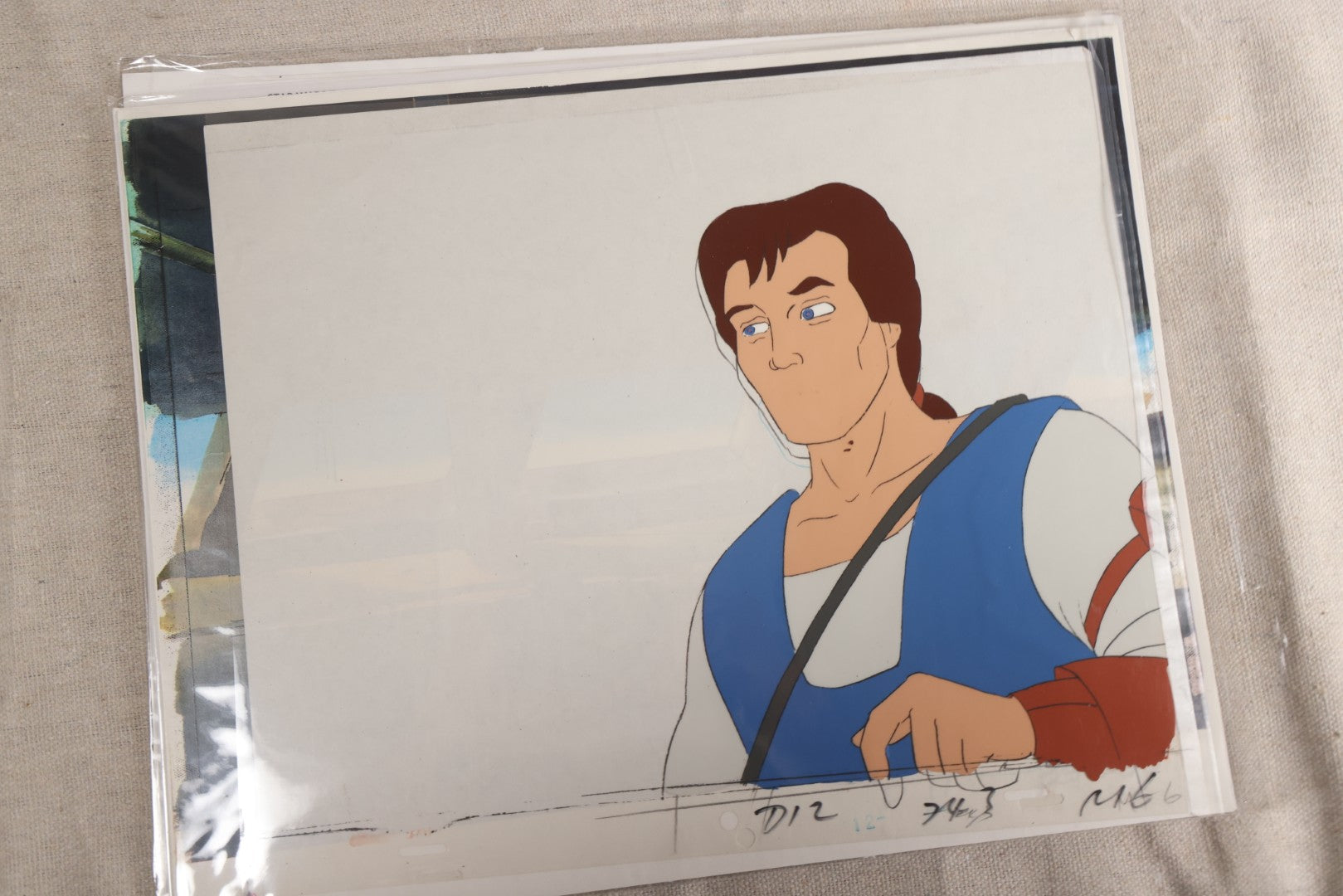 Lot 131 - Grouping Of 14+ Vintage "Star Wars: Droids" Production Animation Cels, Production Drawings, And Backgrounds, Nelvana/Lucasfilm, 1985-1986