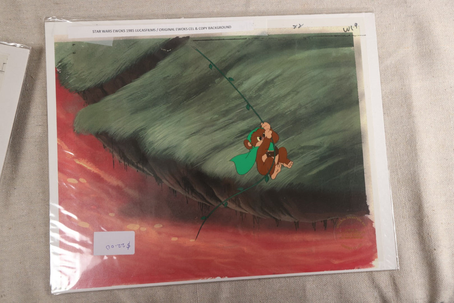Lot 131 - Grouping Of 14+ Vintage "Star Wars: Droids" Production Animation Cels, Production Drawings, And Backgrounds, Nelvana/Lucasfilm, 1985-1986