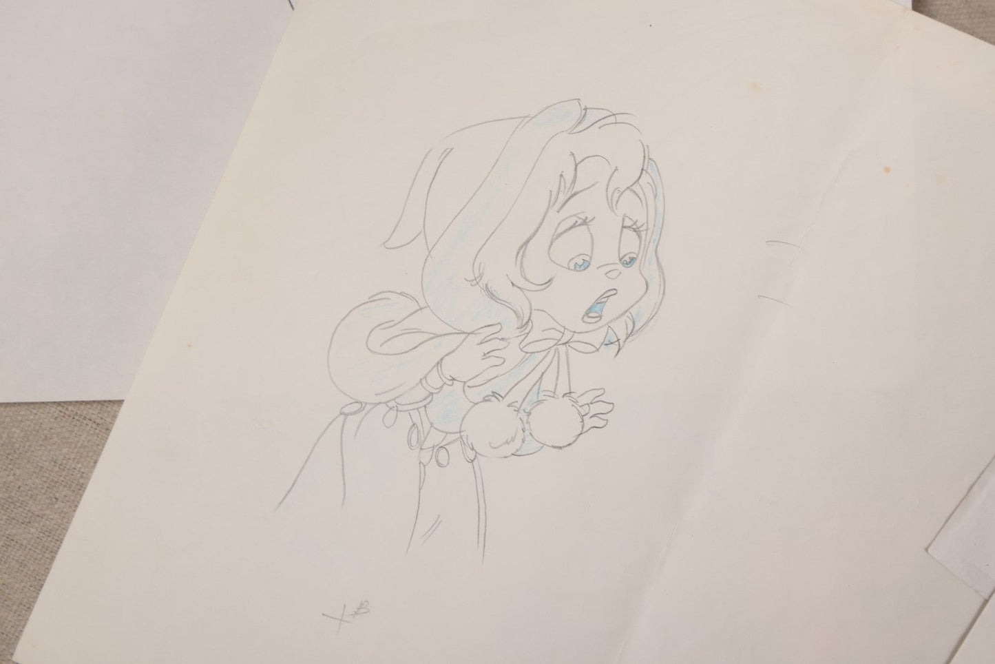 Lot 131 - Grouping Of 14+ Vintage "Star Wars: Droids" Production Animation Cels, Production Drawings, And Backgrounds, Nelvana/Lucasfilm, 1985-1986