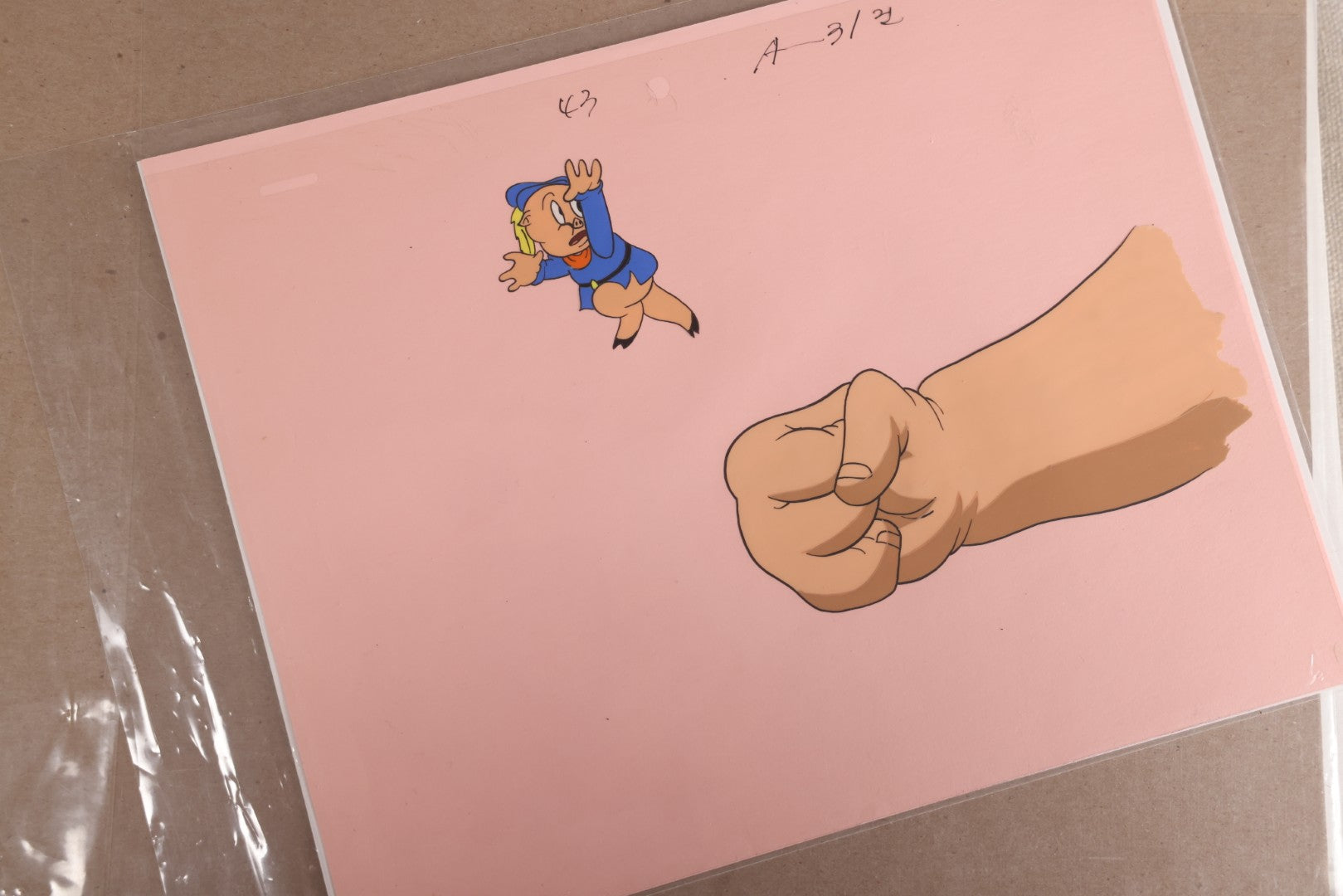 Lot 132 - Grouping Of 25+ Vintage Production Animation Cels And Drawings, Including Porky Pig, Hanna-Barbera Productions Characters, Various Animated Series