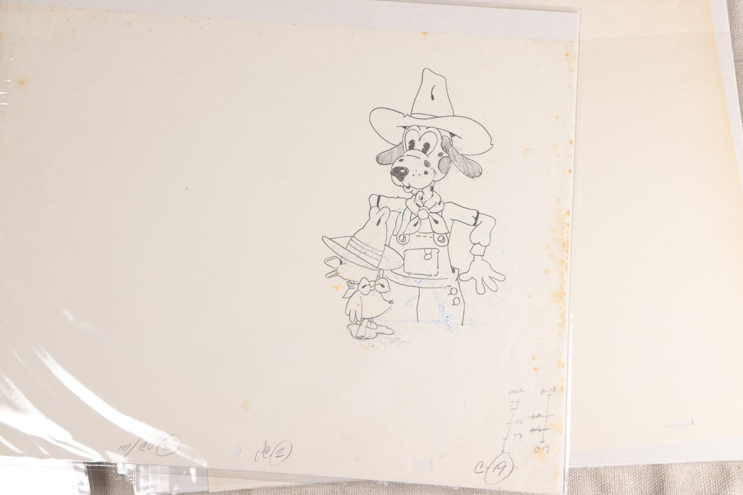 Lot 132 - Grouping Of 25+ Vintage Production Animation Cels And Drawings, Including Porky Pig, Hanna-Barbera Productions Characters, Various Animated Series