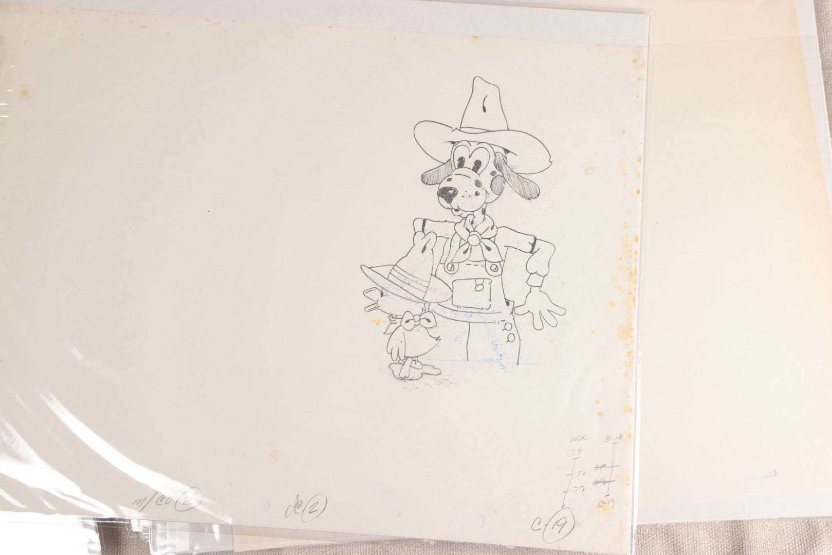 Lot 132 - Grouping Of 25+ Vintage Production Animation Cels And Drawings, Including Porky Pig, Hanna-Barbera Productions Characters, Various Animated Series