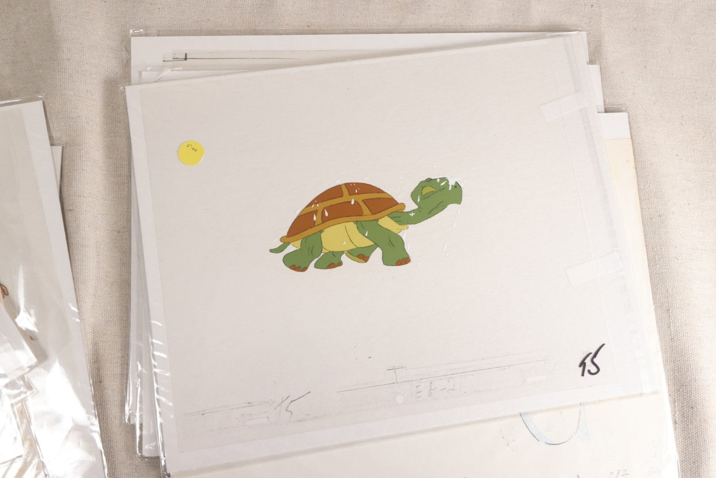 Lot 132 - Grouping Of 25+ Vintage Production Animation Cels And Drawings, Including Porky Pig, Hanna-Barbera Productions Characters, Various Animated Series