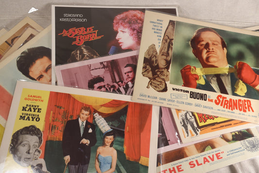 Lot 133 - Grouping Of 25+ Vintage Movie Lobby Cards, "A Star Is Born," "The Strangler," "The Slave," And Others, 1950s-1970s
