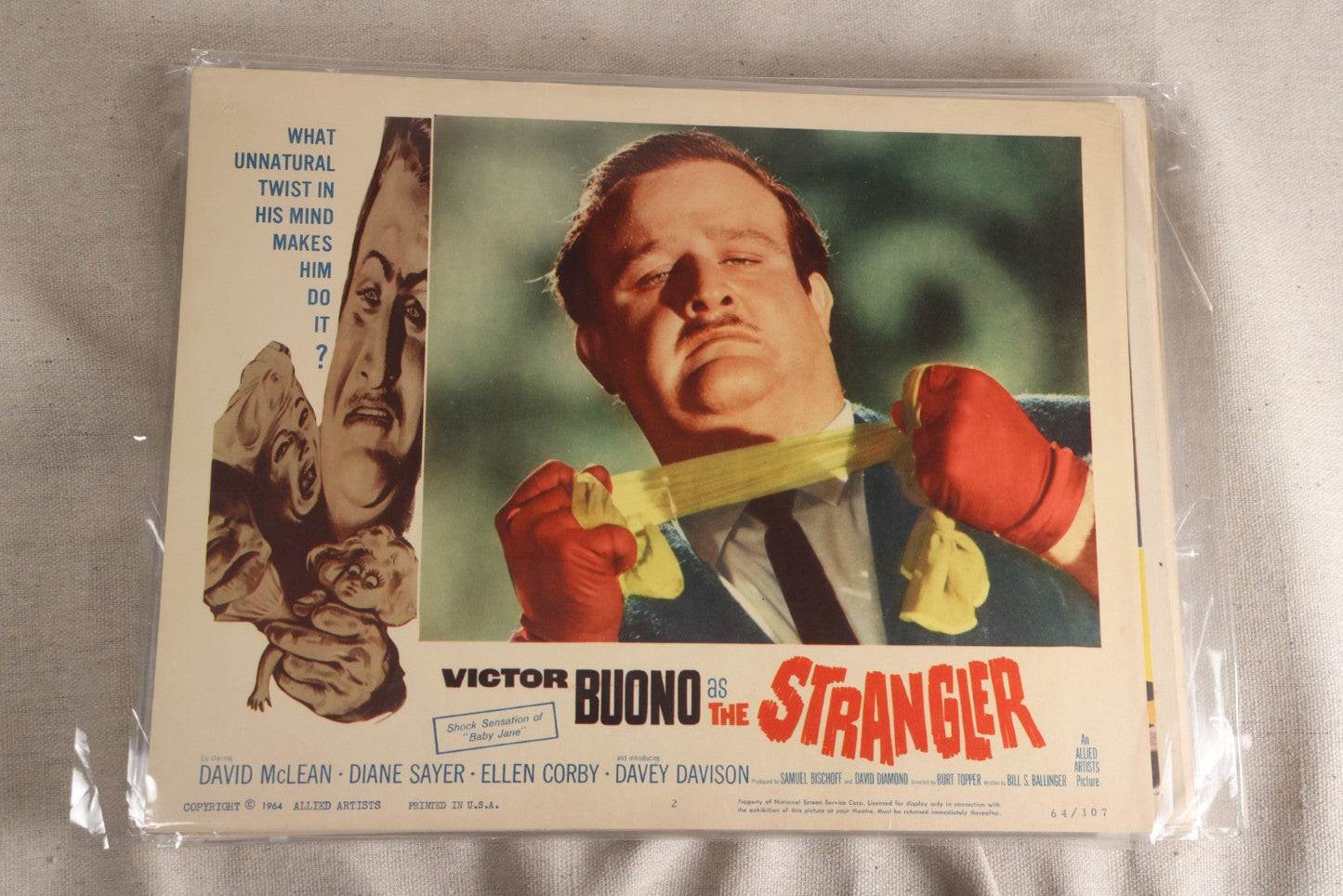 Lot 133 - Grouping Of 25+ Vintage Movie Lobby Cards, "A Star Is Born," "The Strangler," "The Slave," And Others, 1950s-1970s