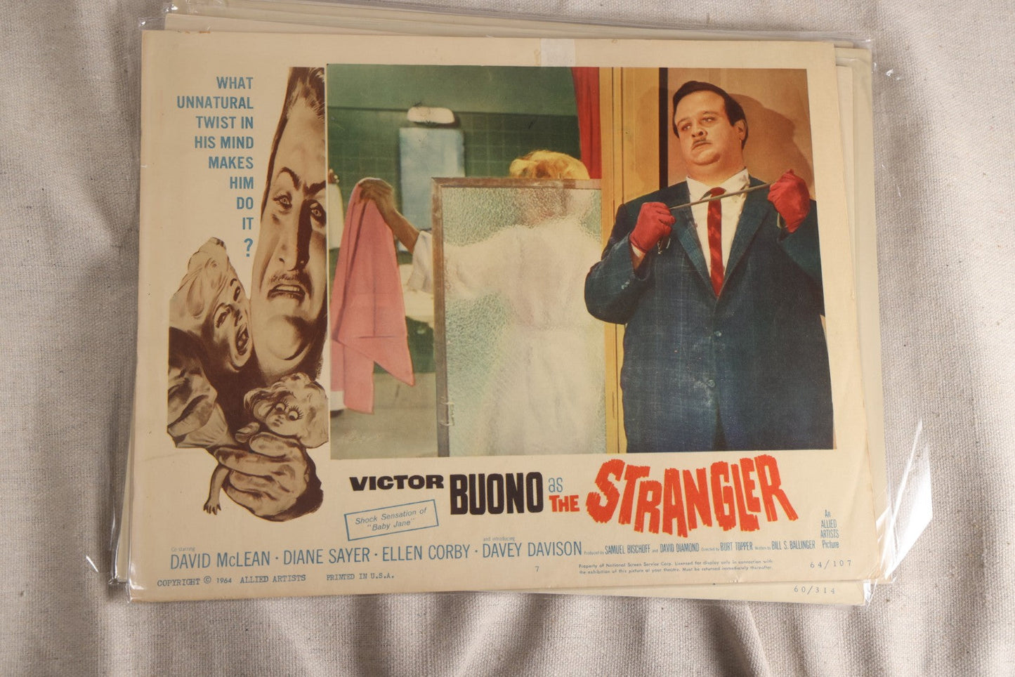 Lot 133 - Grouping Of 25+ Vintage Movie Lobby Cards, "A Star Is Born," "The Strangler," "The Slave," And Others, 1950s-1970s