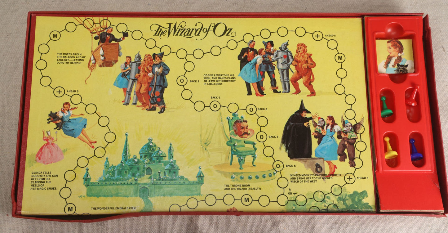 Lot 134 - Vintage "The Wizard Of Oz" Board Game No. 406 By Cadaco Inc., Chicago, Illinois, 1974, In Original Box
