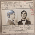 Lot 144 - Antique Real-Photo Police Mugshot And Arrest Card For George Frank Carouthers, Yeggman, Arrested For Suspicion, Charge Changed To Having Burglar Tools In Possession, Toledo, Ohio, 1908