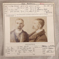 Lot 148 - Antique Real-Photo Police Mugshot And Arrest Card For Samuel Huddell, Yeggman, Arrested For Burglary, Montreal, Canada Police Department, 1900