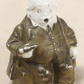 Lot 171 - Antique German Porcelain Jiggs Smoker Ashtray Figure From "Bringing Up Father" Comic Strip By George McManus, Marked Dep 14494 Germany, 4" Height