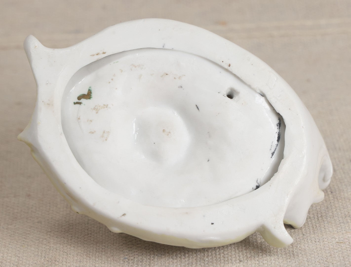 Lot 178 - Antique Porcelain Figural Vase With Girl Seated On A Leaf-Form Base