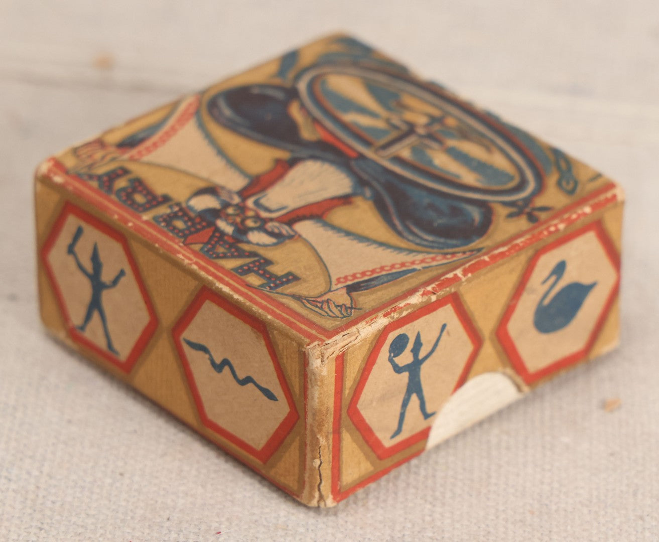 Lot 186 - Vintage "Harry" Magnetic Spinning Top Toy With Figures And Instruction Sheet In Printed Box, Made In Germany
