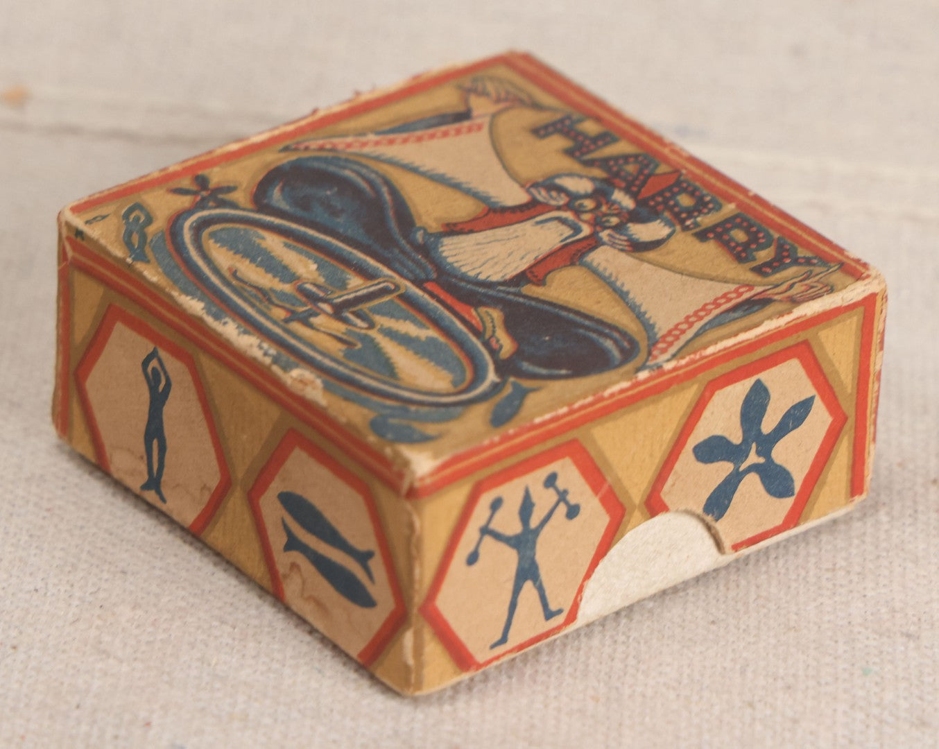 Lot 186 - Vintage "Harry" Magnetic Spinning Top Toy With Figures And Instruction Sheet In Printed Box, Made In Germany