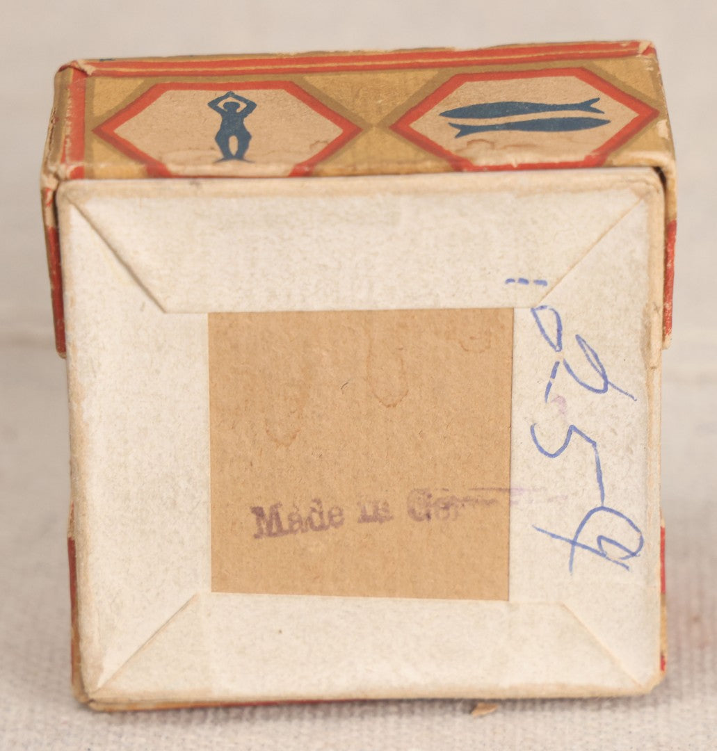 Lot 186 - Vintage "Harry" Magnetic Spinning Top Toy With Figures And Instruction Sheet In Printed Box, Made In Germany