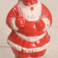 Lot 187 - Vintage Irwin Hard Plastic Santa Claus On Skis Candy Container Christmas Ornament With Open Toy Sack, Circa 1940s Missing Skis, U.S.A..