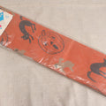 Lot 188 - Vintage Orange Dennison Halloween Flame Proof Crepe Paper With Black Cat, Jack-O-Lantern, And Gray Ghost Graphics In Original Packaging