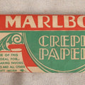 Lot 189 - Vintage Dennison Marlboro Orange Crepe Paper Roll With Original Label, Dennison Manufacturing Co., Framingham, Massachusetts, U.S.A..