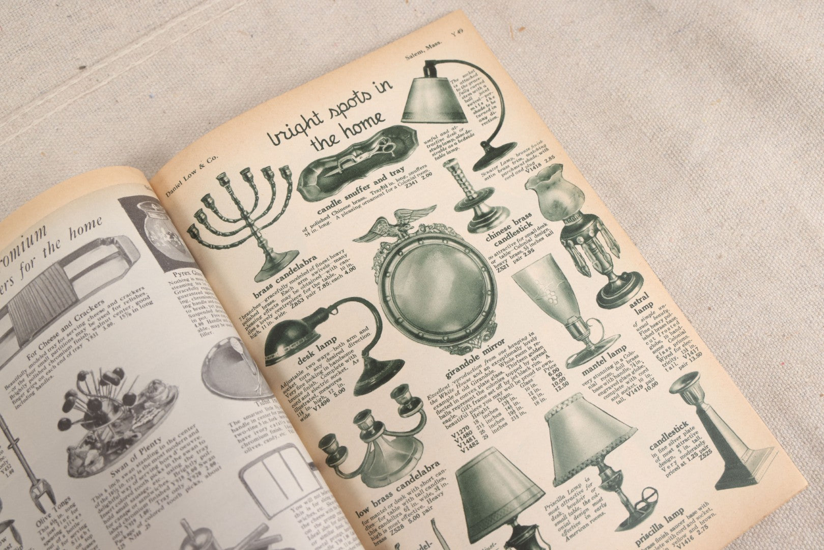 Lot 190 - Antique 1936 Daniel Low & Co. Jewelers And Silversmiths Catalogue, Salem, Massachusetts, Established 1867