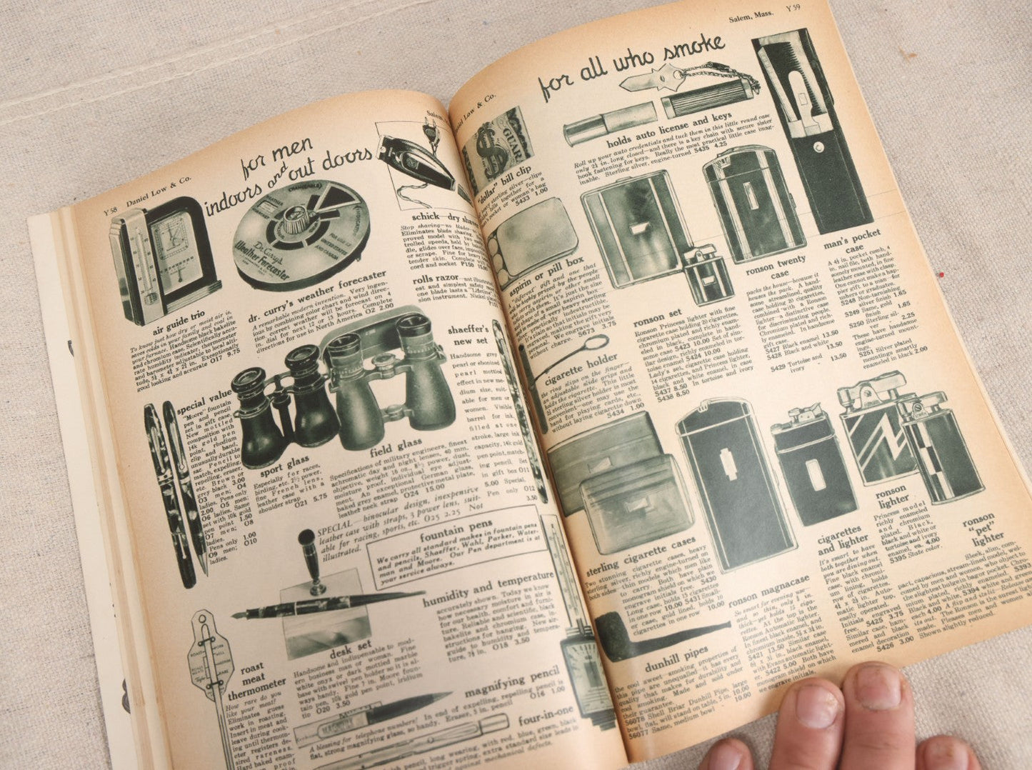 Lot 190 - Antique 1936 Daniel Low & Co. Jewelers And Silversmiths Catalogue, Salem, Massachusetts, Established 1867