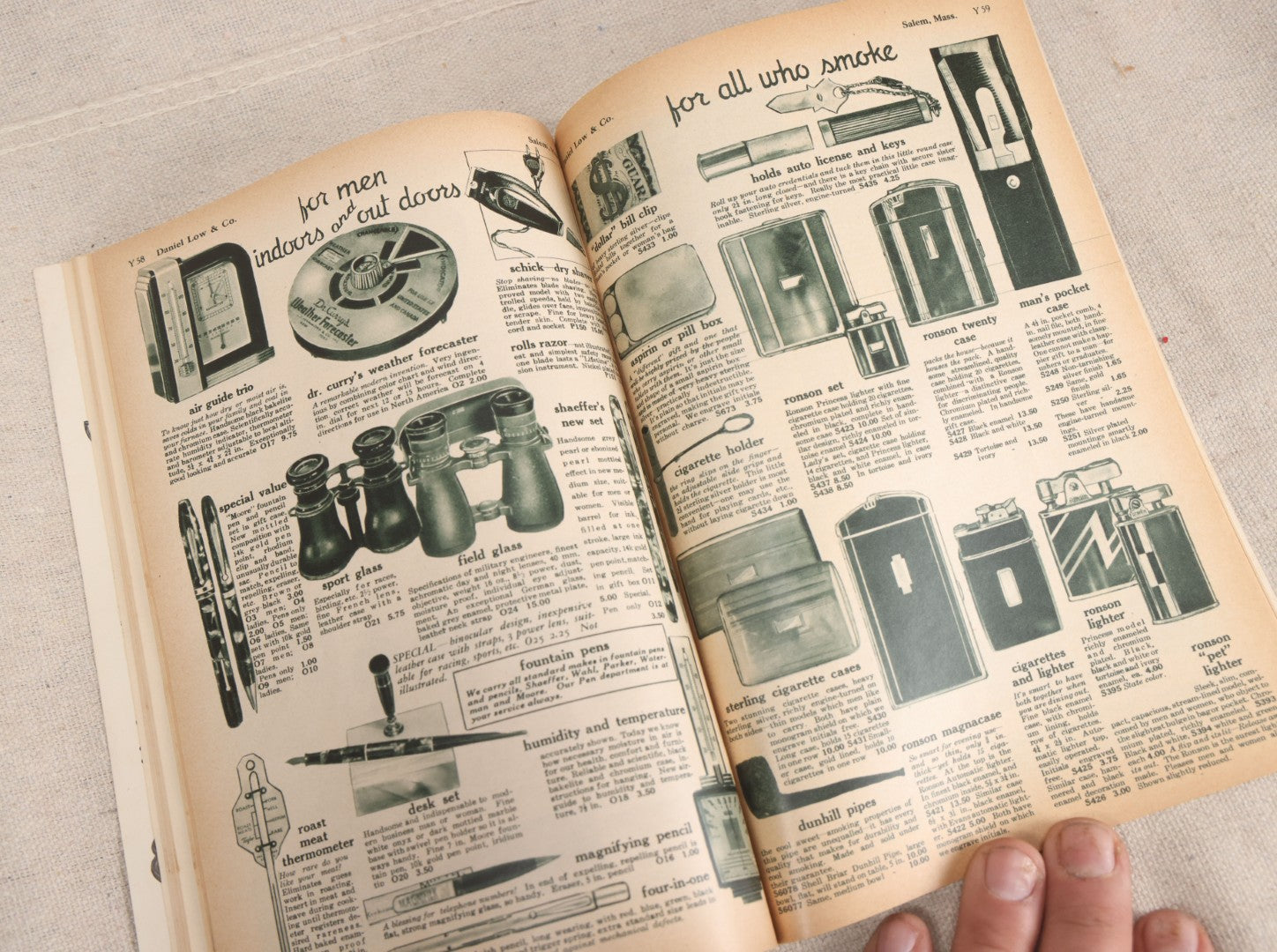 Lot 190 - Antique 1936 Daniel Low & Co. Jewelers And Silversmiths Catalogue, Salem, Massachusetts, Established 1867