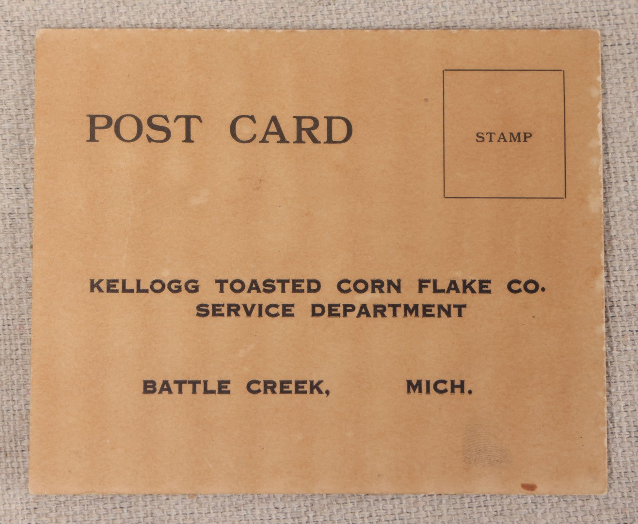 Lot 195 - Pair Of Antique 1914 Kellogg's Toasted Corn Flake Co. Advertising Glass Magic Lantern Slides With Postcard And Box, Globe Slide & Film Co., Albion, Michigan