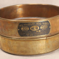 Lot 200 - Vintage W.S. Tyler Company Brass U.S. Standard Sieve Series No. 40, A.S.T.M. Specifications, For Will Corporation