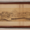 Lot 203 - Antique Framed Panoramic Photograph Of Bellevue Hospital And East River Pier, New York City, 17-7/8" x 10"