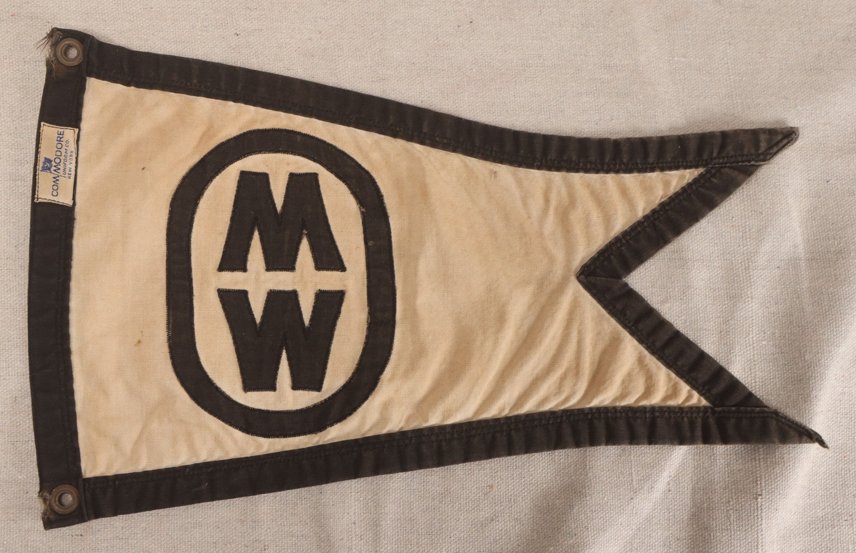 Lot 213 - Vintage Swallowtail Burgee Pennant Yacht Flag With 