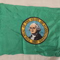 Lot 215 - Vintage State Of Washington Yacht Flag With State Seal And Portrait Of George Washington, 18" x 11-1/4"