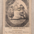 Lot 228 - Antique Reward Of Merit Card, "The Dead Robin" Vignette, Presented To George S. Crosby