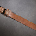 Lot 030 - Antique Hand-Carved Folk Art Wooden Letter Opener With Figural Handle Of A Woman In Traditional European Folk Dress, 11" L