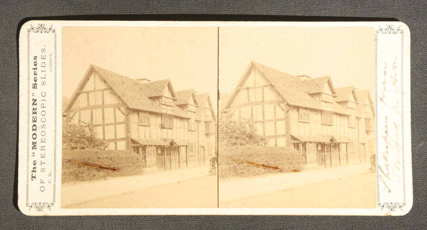 Lot 094 - Grouping Of 17 Antique Stereoview Cards Including Full Moon By Prof. H. Draper, Mrs. McKinley At The Executive Mansion, Ice Palace Montreal 1884, And La Porte Monumentale Paris 1900