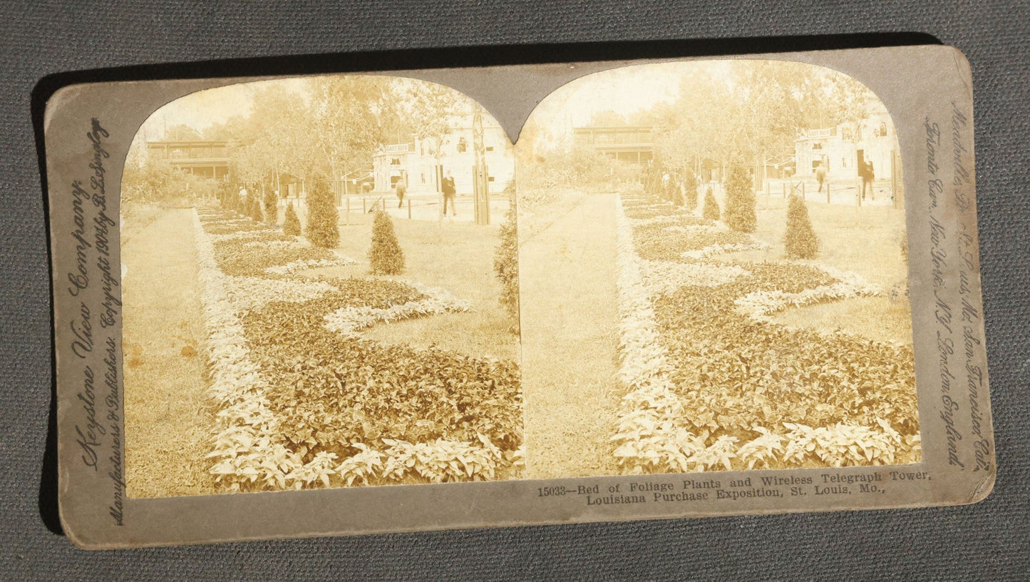Lot 094 - Grouping Of 17 Antique Stereoview Cards Including Full Moon By Prof. H. Draper, Mrs. McKinley At The Executive Mansion, Ice Palace Montreal 1884, And La Porte Monumentale Paris 1900