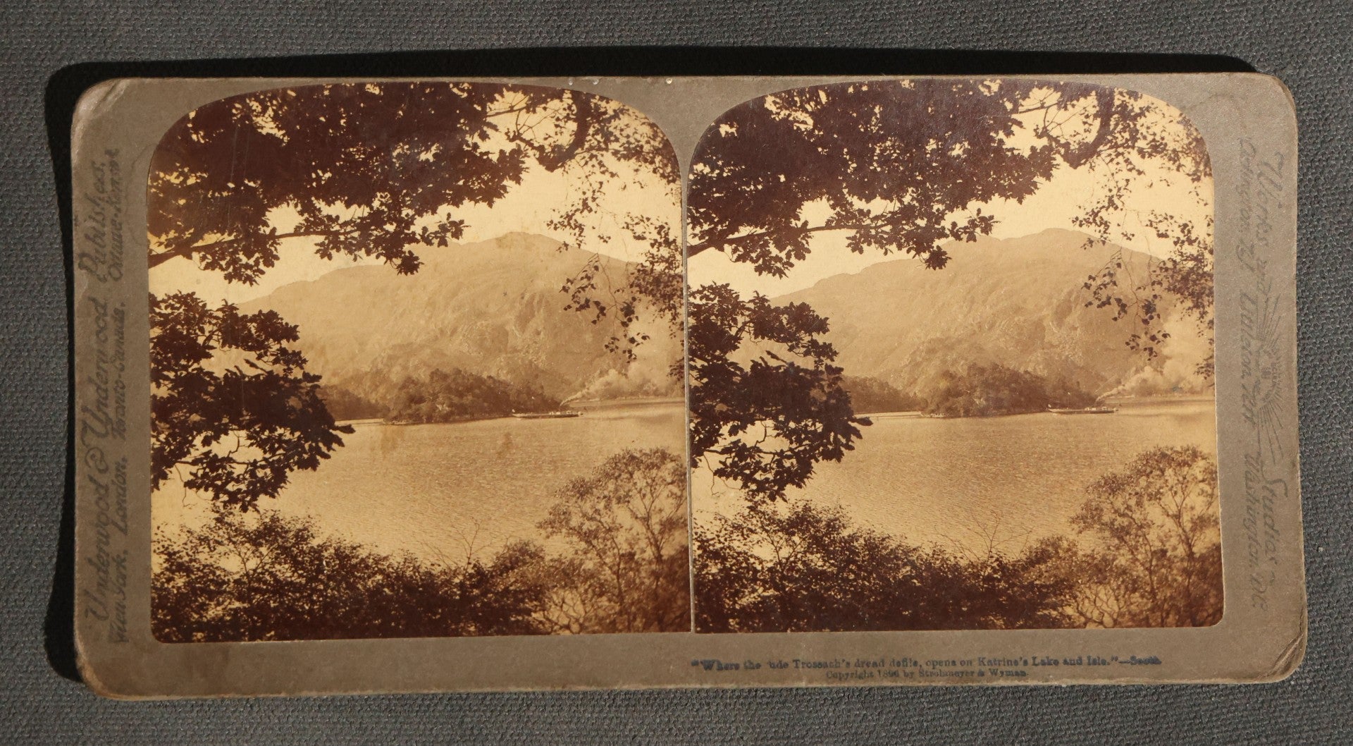 Lot 094 - Grouping Of 17 Antique Stereoview Cards Including Full Moon By Prof. H. Draper, Mrs. McKinley At The Executive Mansion, Ice Palace Montreal 1884, And La Porte Monumentale Paris 1900